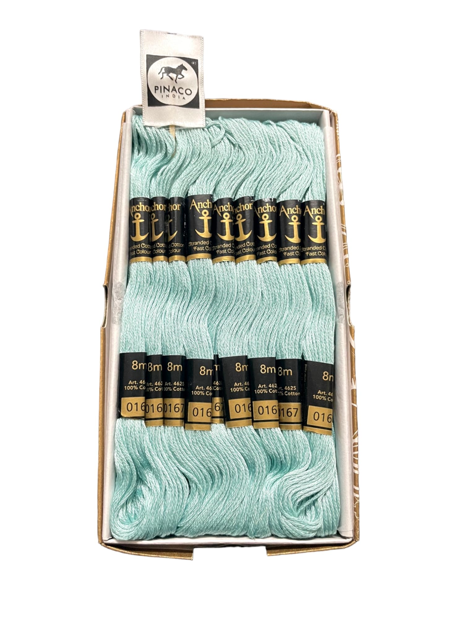 Anchor Stranded Cotton SKEINS/Embroidery Threads Longstitch/Cross Stitch 8 mtrs skeins Pack of 10 pcs (167)-image-7
