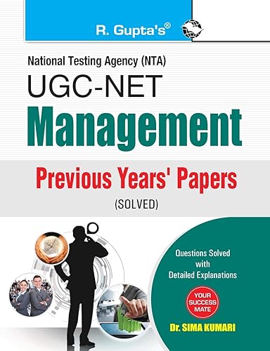 NTA-UGC-NET/JRF: Management (Paper I &amp; Paper II) Previous Years' Papers (Solved)