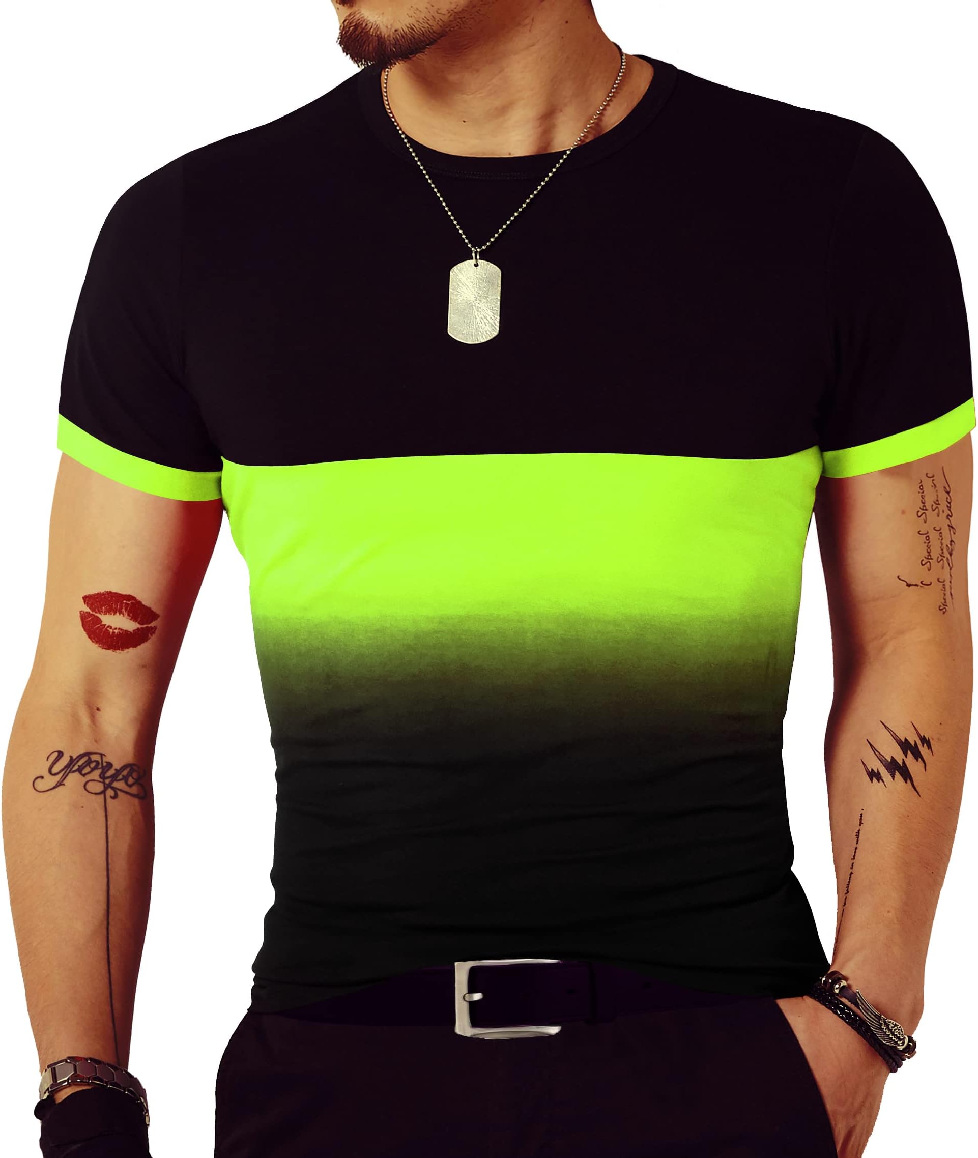 adidas lime green t shirt