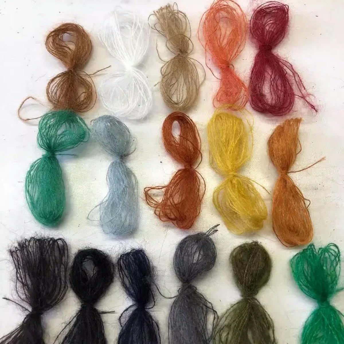 Hilo de Lana de 250 g, Mohair, para Tejer a Mano, para suéteres, Bufandas, Bolsos, Ropa, Hilo de Lana Fino y Esponjoso, cálido.