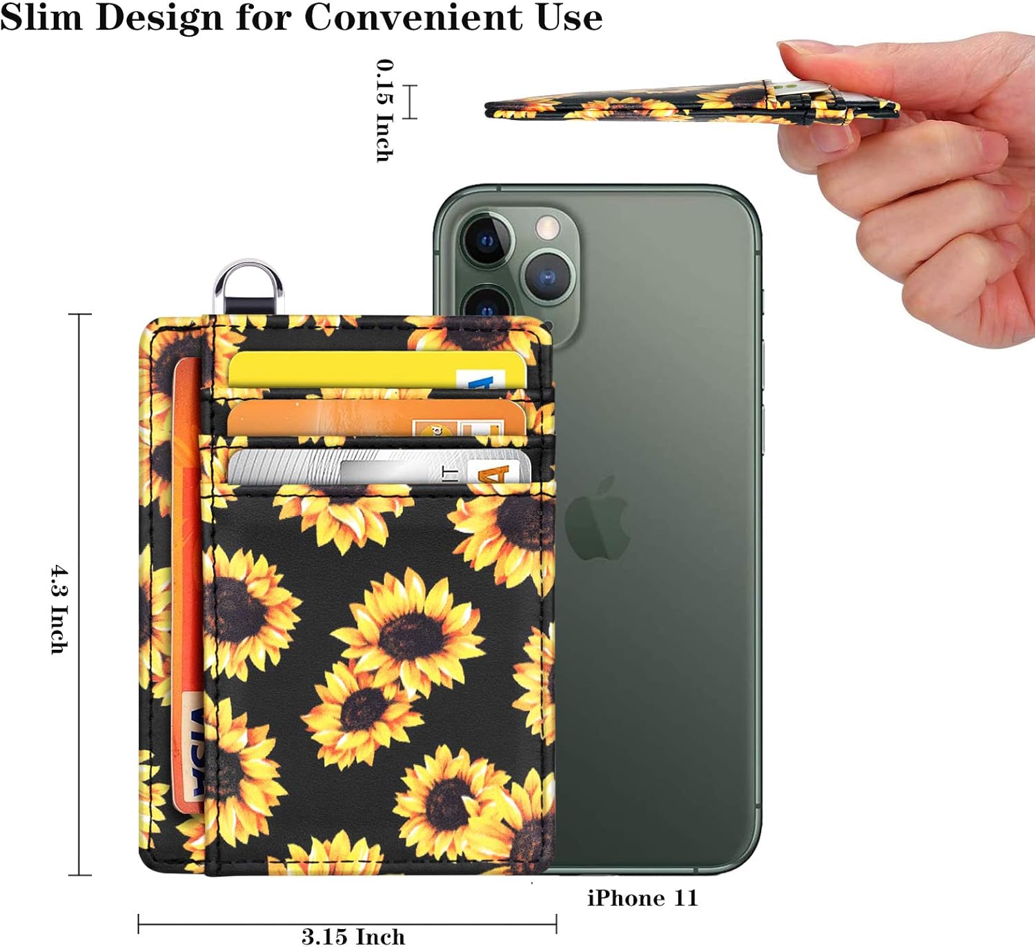 スリムなフロントポケットウォレット RFID IDカードホルダー かわいい小さな財布 Keychian付き 女性用 楽天市場】【マラソンP5倍☆数量限定 20％OFF】フラグメントケース カードケース ミニ財布 レディース 財布 ミニサイフ カード入れ 極小 スリム PUレザー ミニ ...