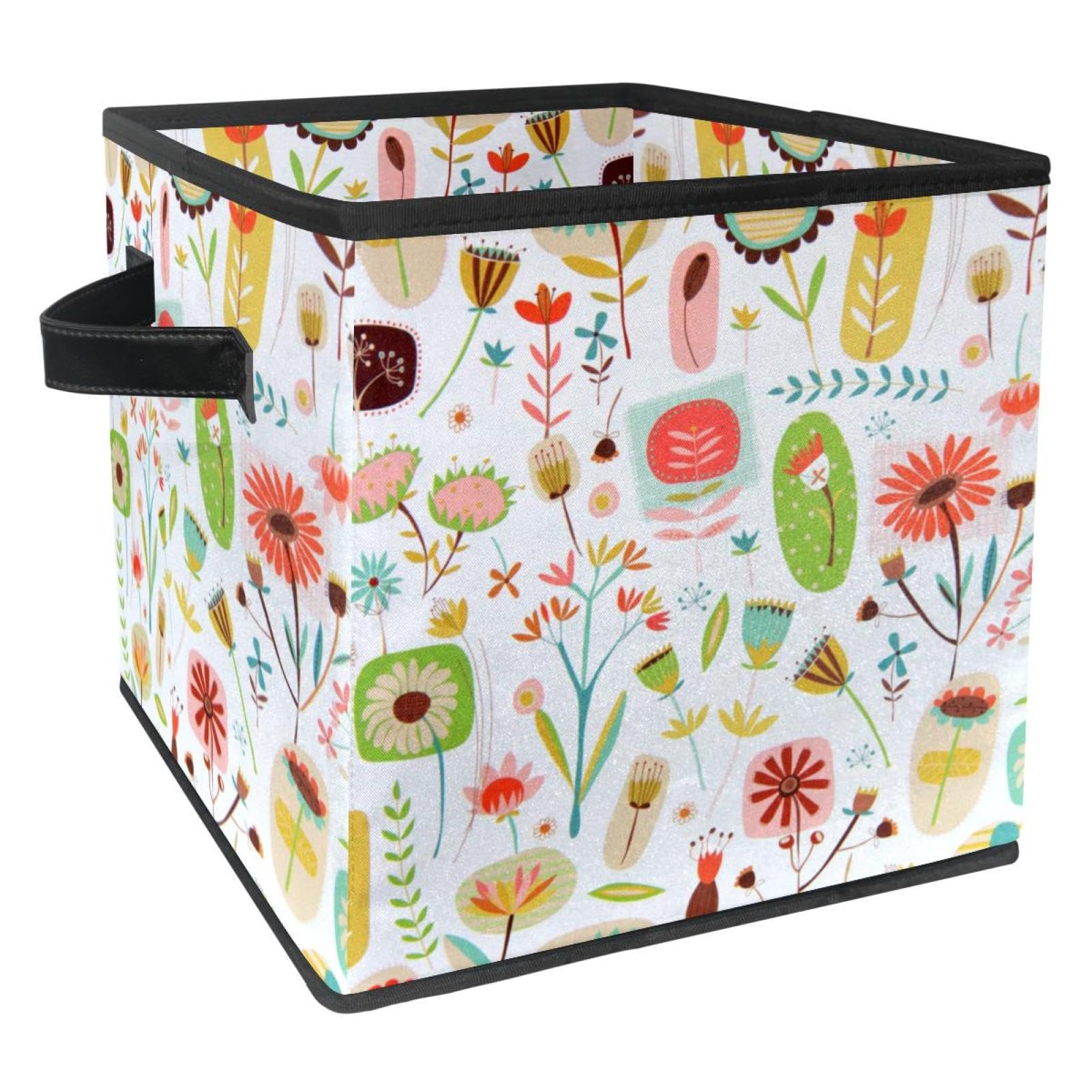 Boîte de rangement tissu cube contre le désordre des vêtements et jouets de chambre