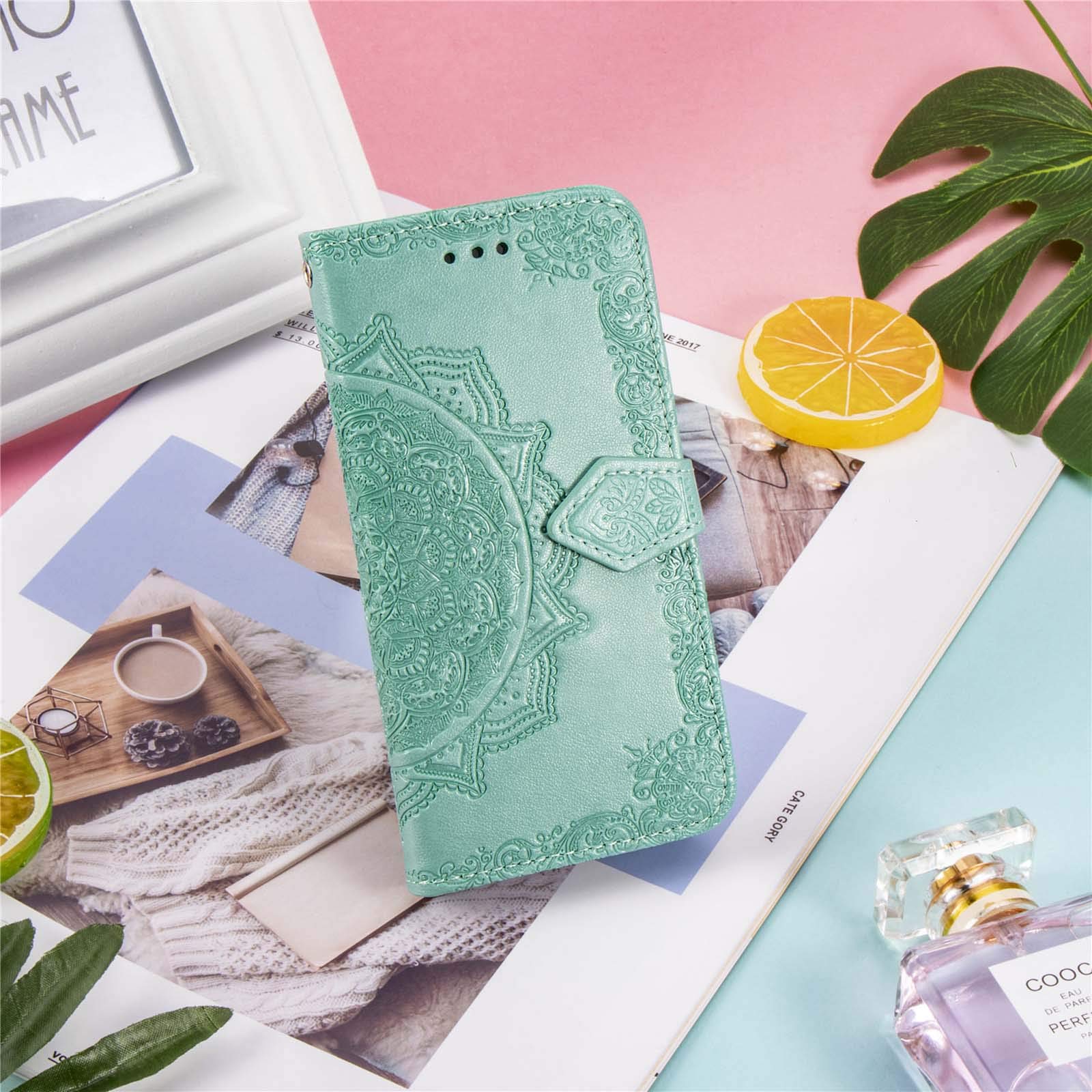 Custodia GOKEN Portafoglio Per Xiaomi 13T / 13T Pro, Pelle PU Con Slot E Supporto, Chiusura Magnetica, Verde