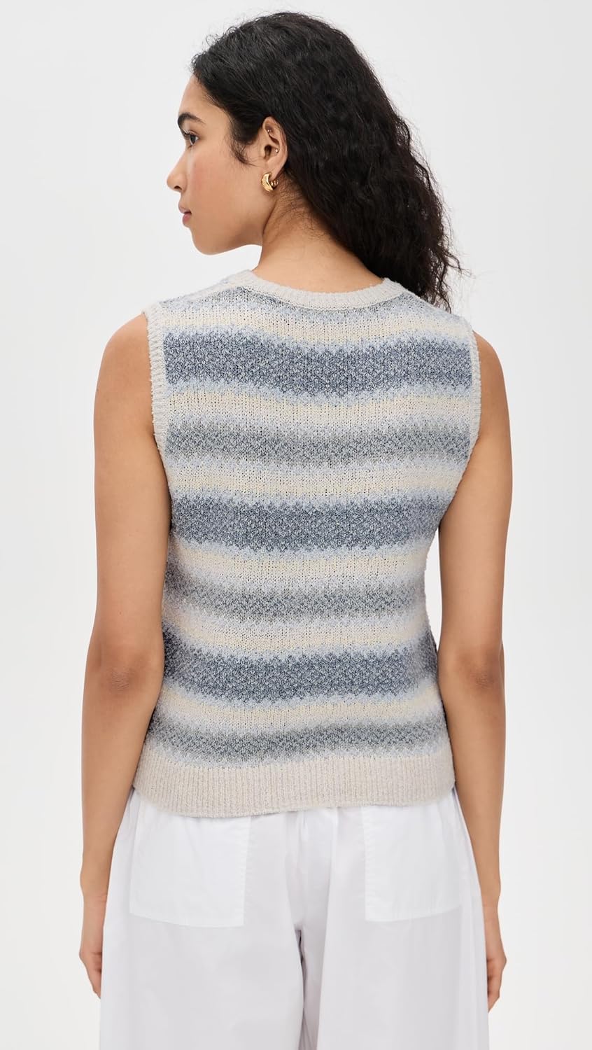 Vince Women's Summer Fair Isle Knit Vest - Image 3