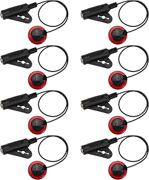 8Pcs Contact Microphone Piezo Mic Pickup for Guitar Cello Banjo Ukulele Banjo Mandolin