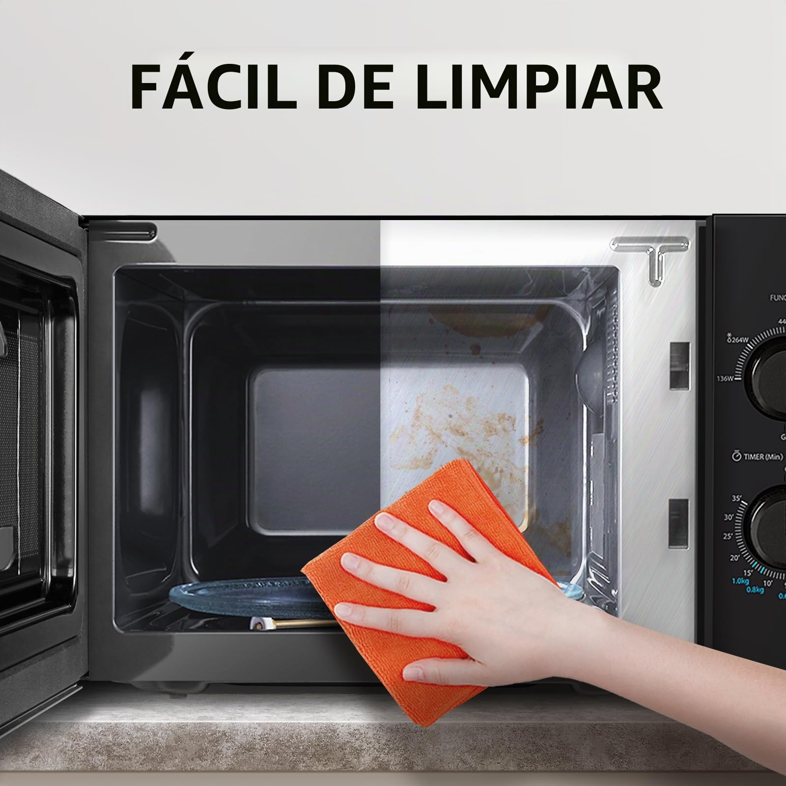 Micro-ondes grill pose libre - TOSHIBA - MW2-MG20P(BK) - Noir - 20L - 800W - Grill 1000W