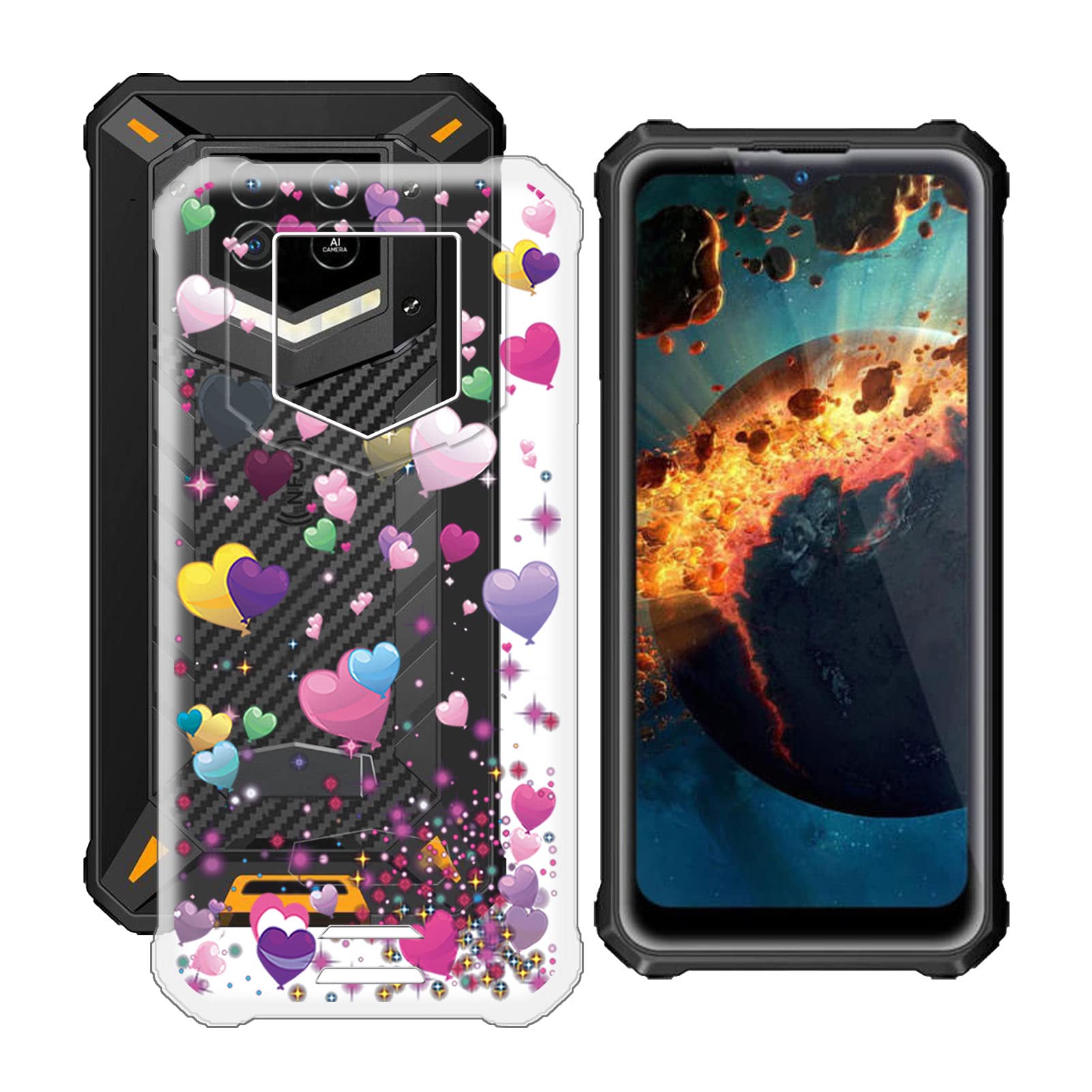 Custodia UNIVERSALE per OUKITEL C15 PRO+ Cover GEL SILICONE tpu MORBIDA