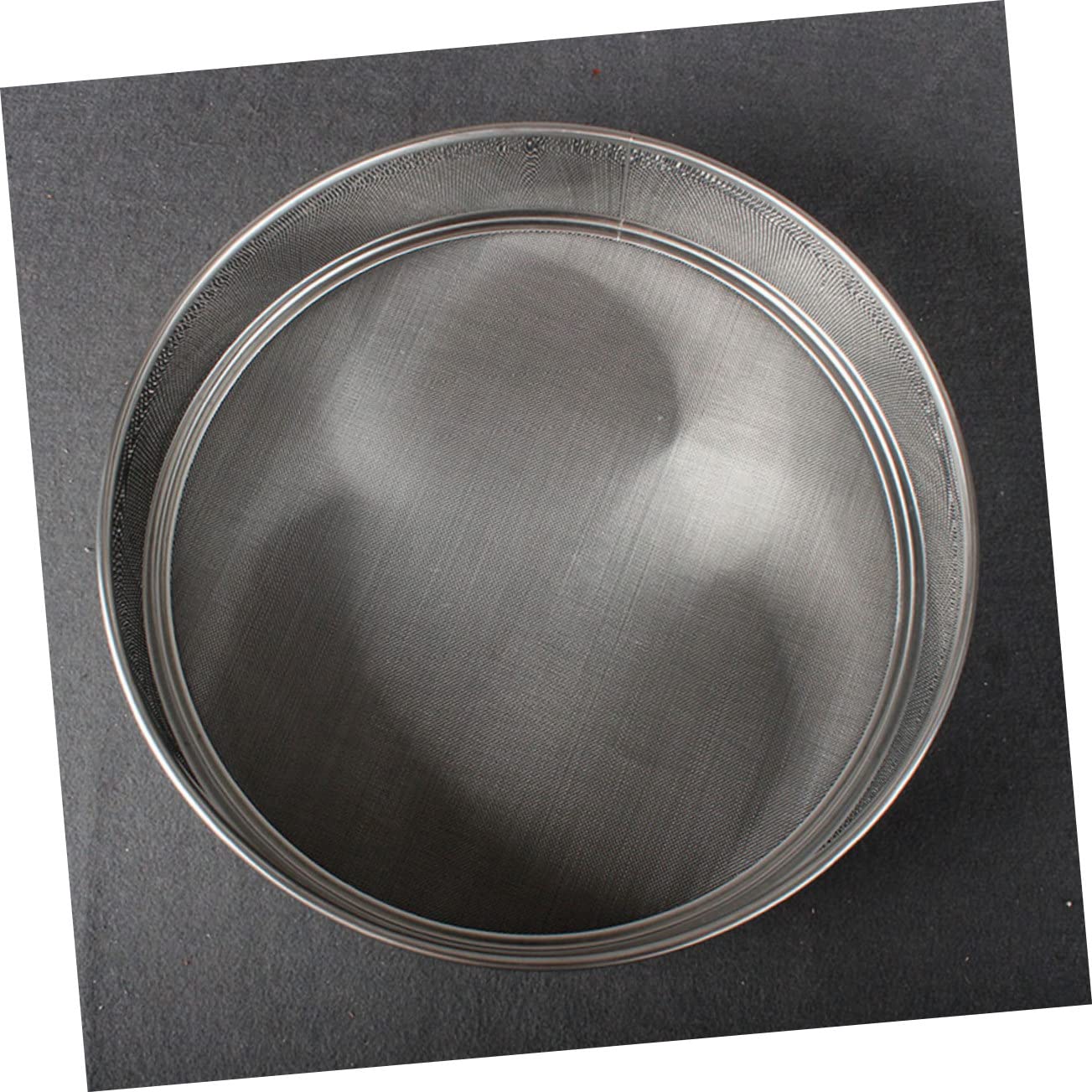 5-teiliges Mehlsieb-Set aus Edelstahl – Rundmaschenfilter zum Backen und Kochen, manuelles Siebwerkzeug für feines Mehl, Kaffee und Kuchenbacken – unverzichtbar in der Küche zum präzisen Sieben