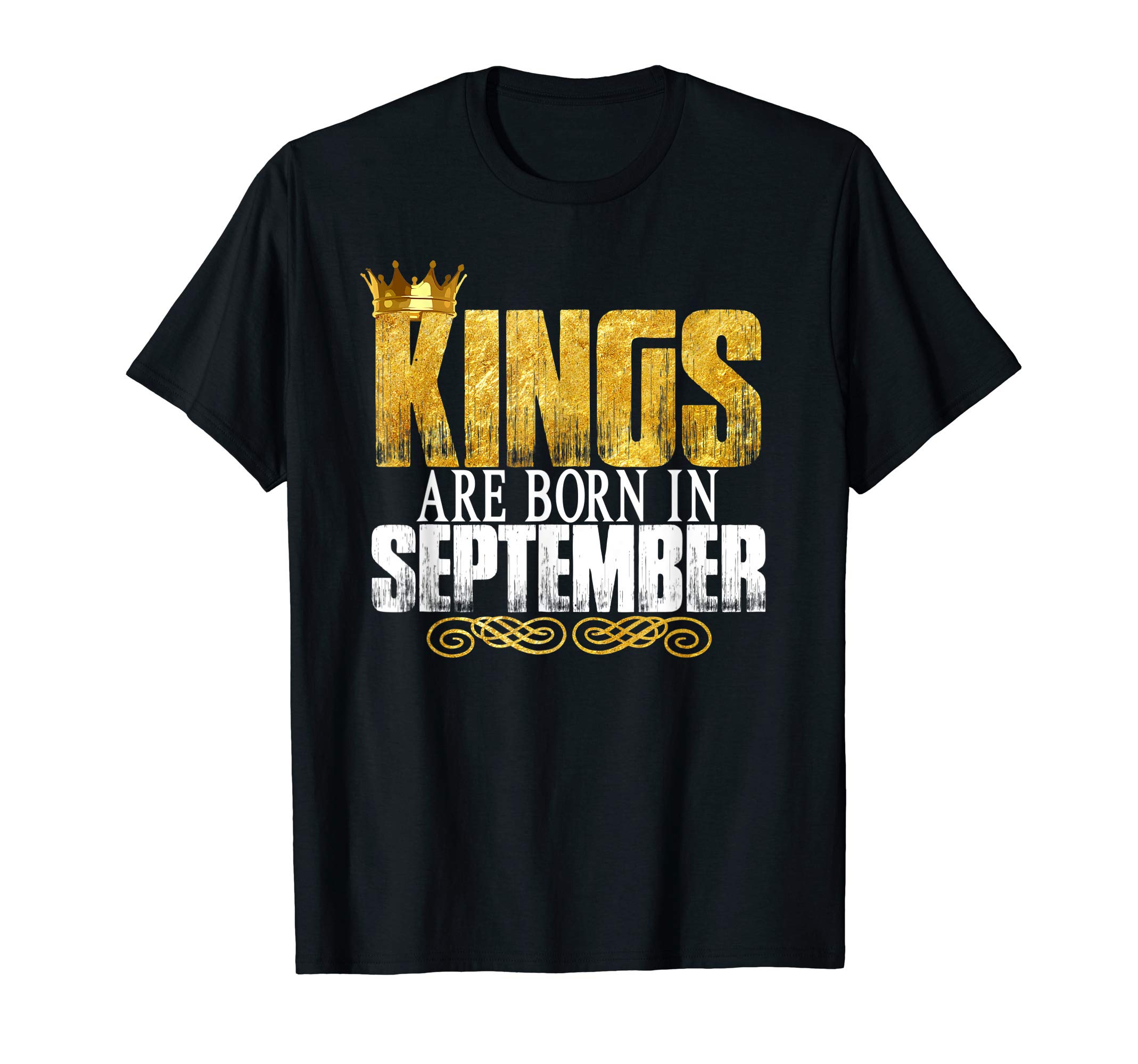 T Shirts by Shocking StylesKings Are Born In September T Shirt Men's Birthday Gift T-ShirtOEKO-TEX STANDARD 100