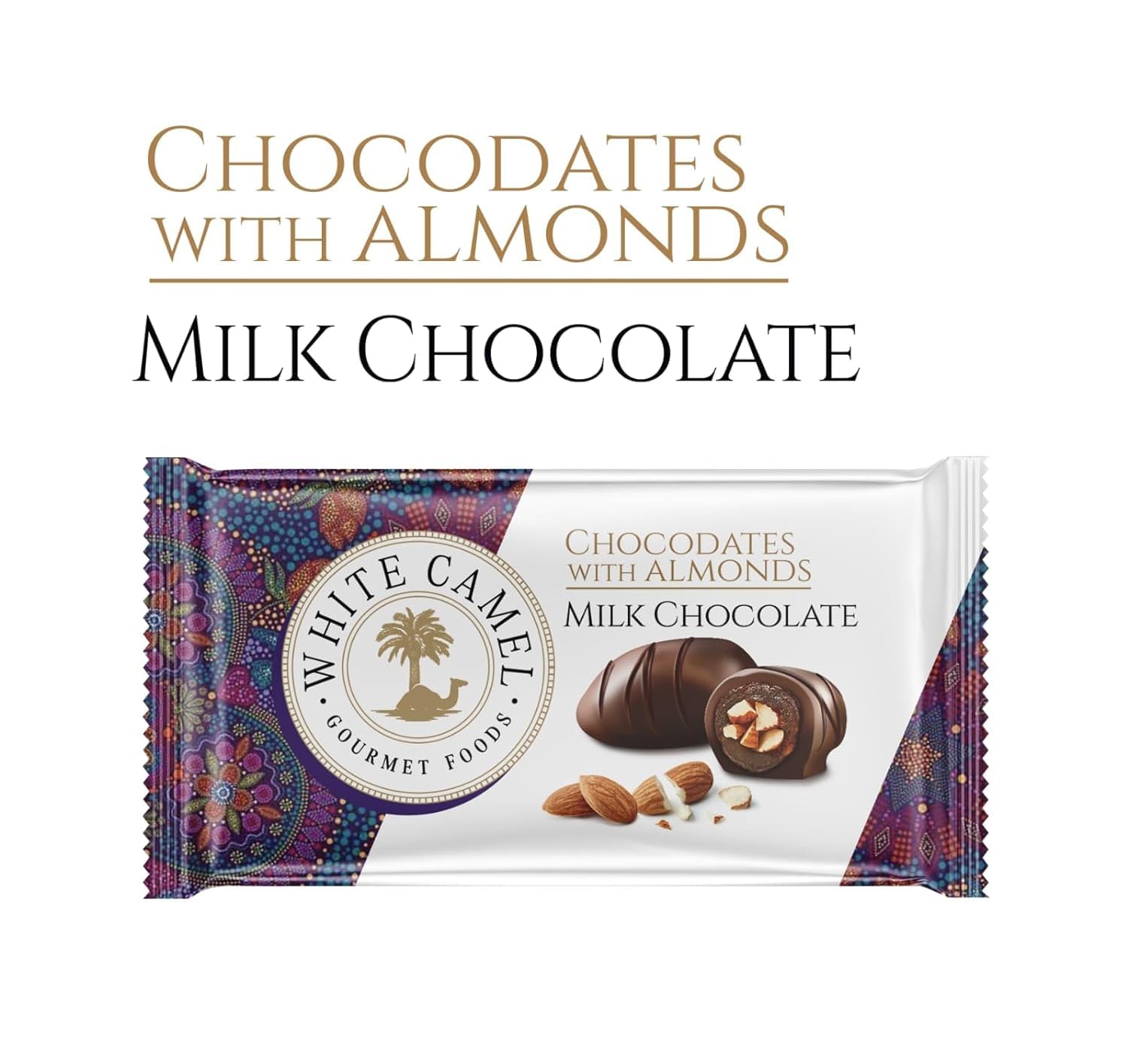 White Camel Chocodates with Almonds, Assorted flavours 1kg 1