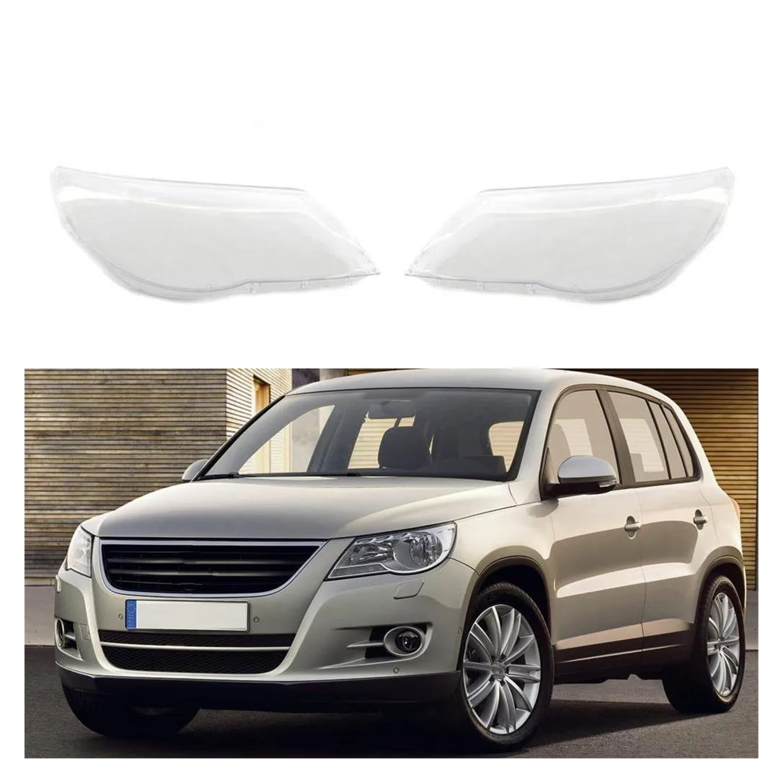 Coprifaro Anteriore Auto Audi A4 A4L B8 2009-2012 - Lente Trasparente Sinistra/Destra - Foto 9