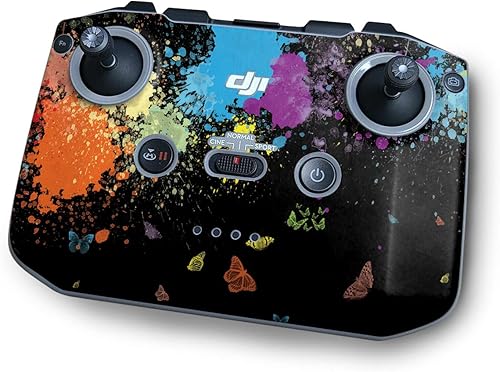 MightySkins Skin compatible con el controlador DJI RC-N1 - Salpicaduras | Cubierta protectora de vinilo duradera y única | Fácil de aplicar |