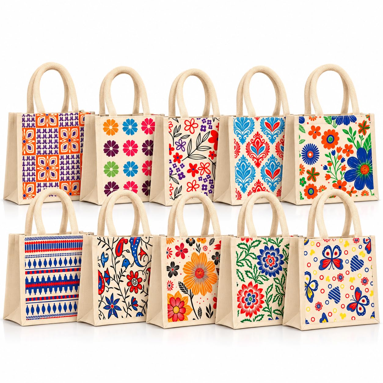 Thank You Gift Bags - Elephant Design, Pack of 10 -12 Thank You Gift Bags - Elephant Design, Pack of 10 -12
