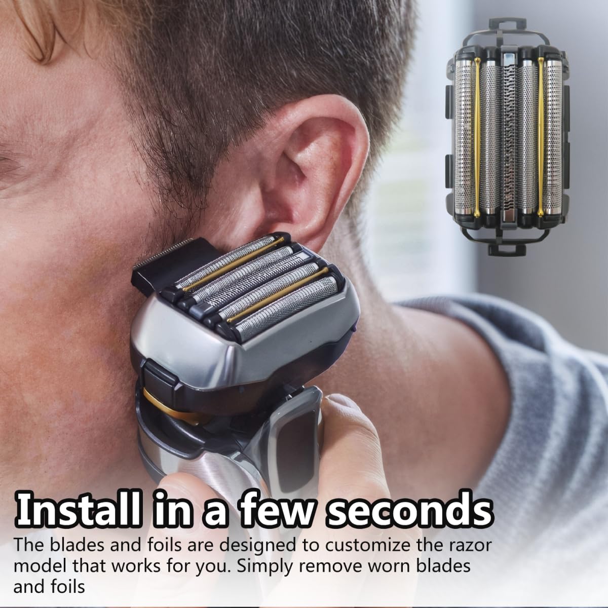 Amazon.com: Performance Mens Shaver Head ES9038 Blade Replacement