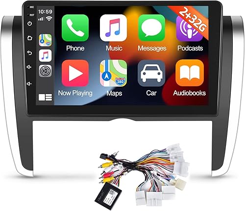 2+32G Android 11 Radio de coche para Toyota Allion 2007-2015, pantalla táctil de 9 pulgadas, estéreo para automóvil, Apple Carplay y Android
