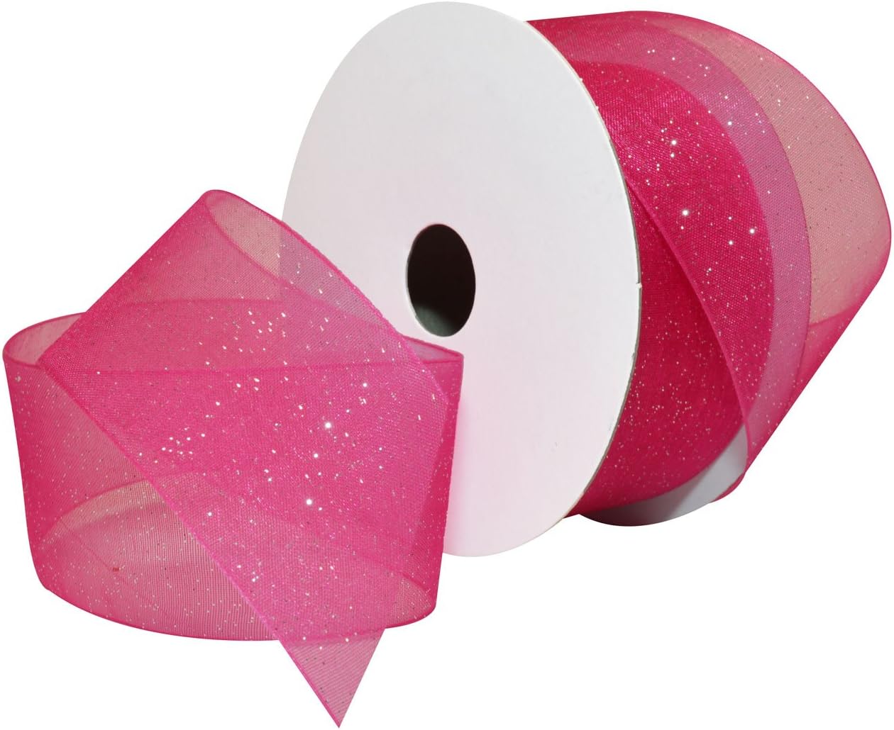 Morex Ribbon Sugar Sheer Organdy Ribbon, 1-1/2-Inch by 25-Yard, Navy Blue