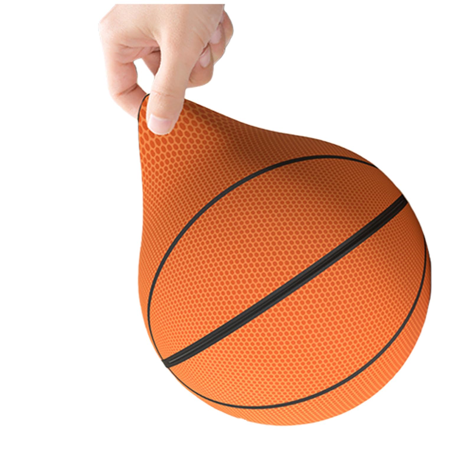 Quiet Indoor Basketball Soft Fabric Cover Soft Sport Ball Noiseless Indoor Easily to Grip Multipurpose Quiet