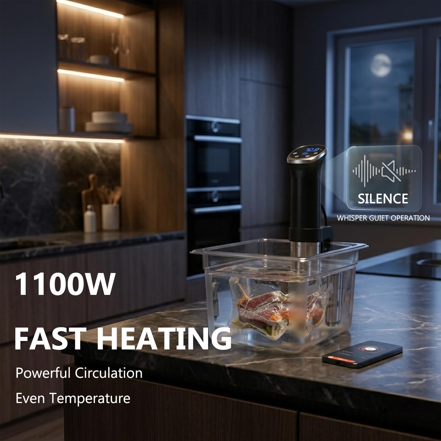Upesitom WiFi Sous Vide Machine - Precise Cooking -7 Upesitom WiFi Sous Vide Machine - Precise Cooking -7
