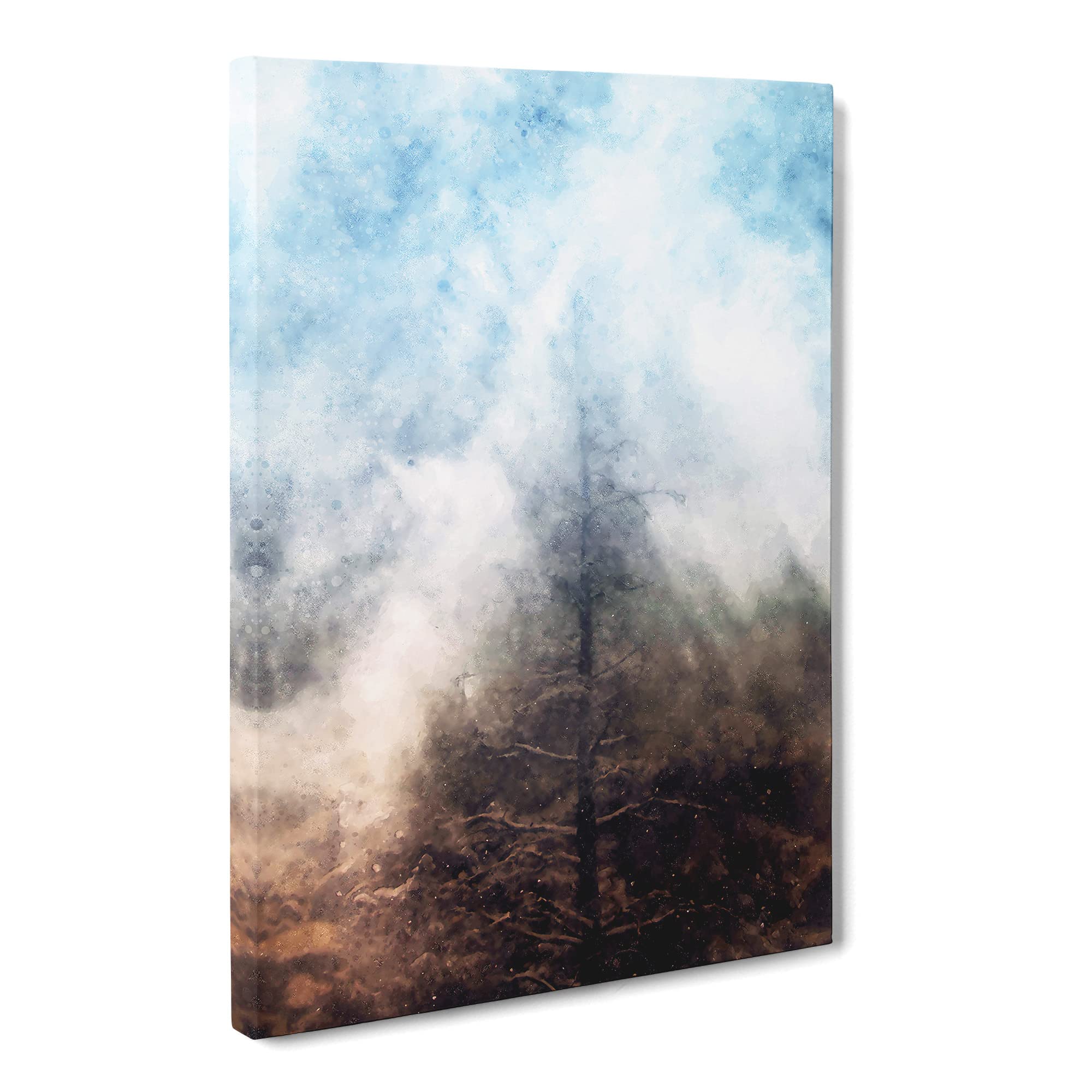 Tree In Boulder Colorado Canvas Print, Mixed, 25L x 50W cm