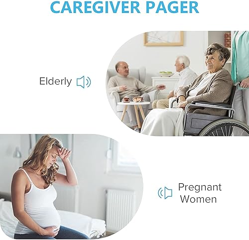 Miniatura 5 de Timbre inalámbrico, timbre de puerta remoto inalámbrico de largo alcance de 1000 pies, acabado mate, timbre inalámbrico SECRUI para el hogar con 3