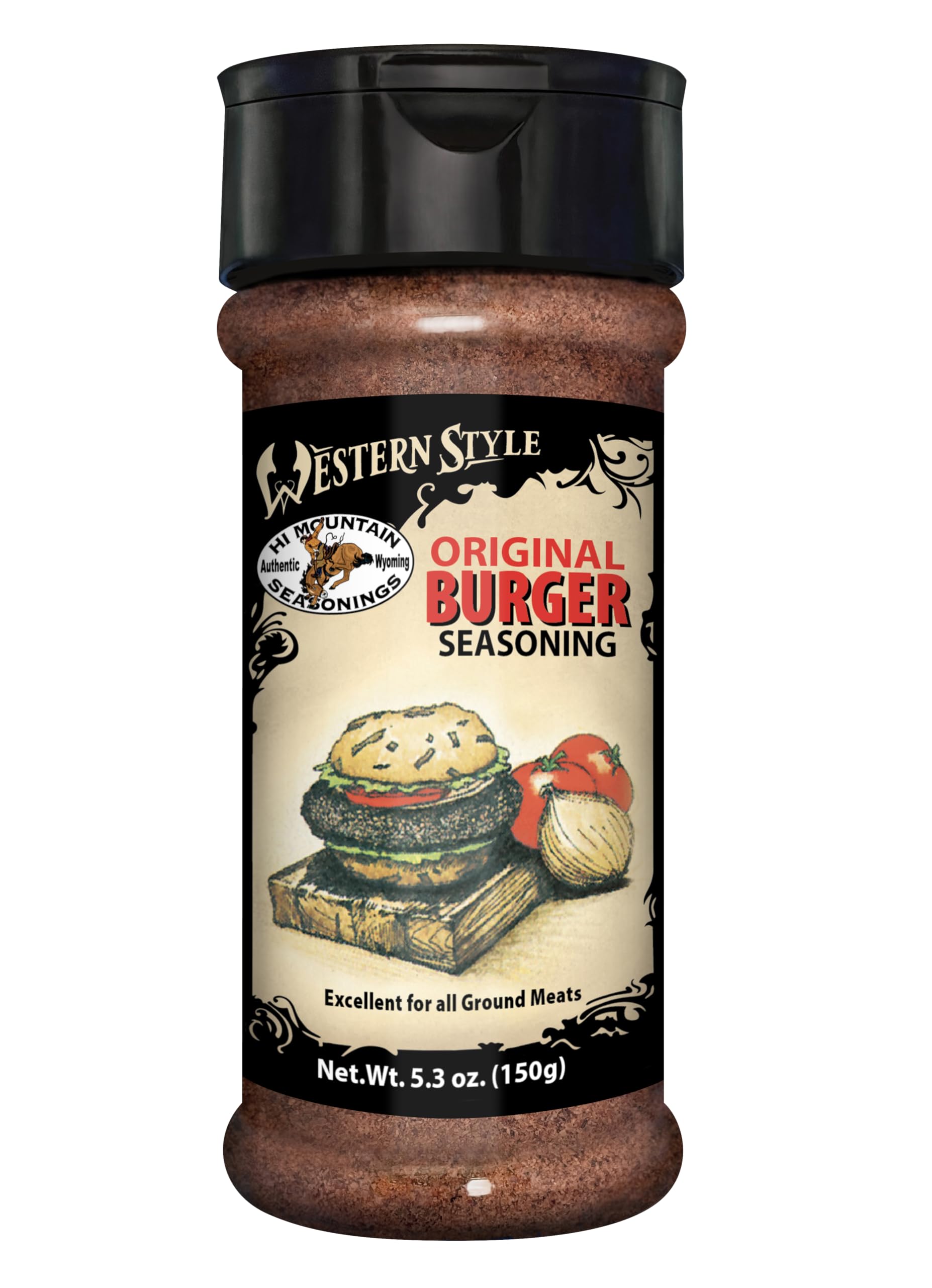 Hi Mountain Seasonings | ORIGINAL BURGER | Western Style Seasoning | Gourmet Hamburger Seasoning for Grilling, BBQ, & Cooking | Great on Burgers Made