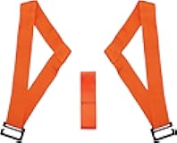 Forearm Forklift Sash-N-Go MOVING BELTS for 2 people, shoulder lifting and moving system for furniture, appliances and mattresses, for up to 800 lb, orange