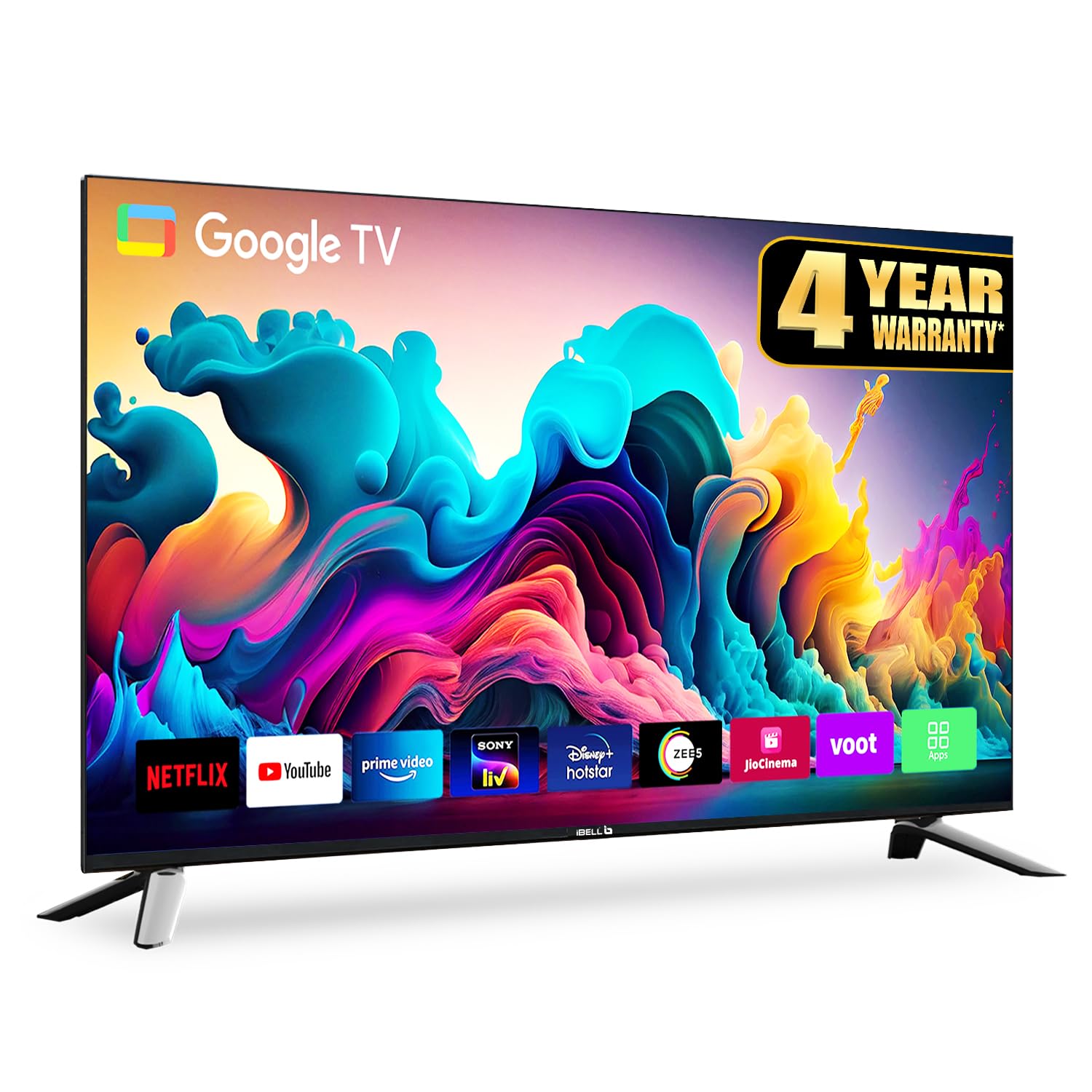 IBELL 109cm (43 inches) Frameless Google LED TV - Full HD, Android 11.0 ...