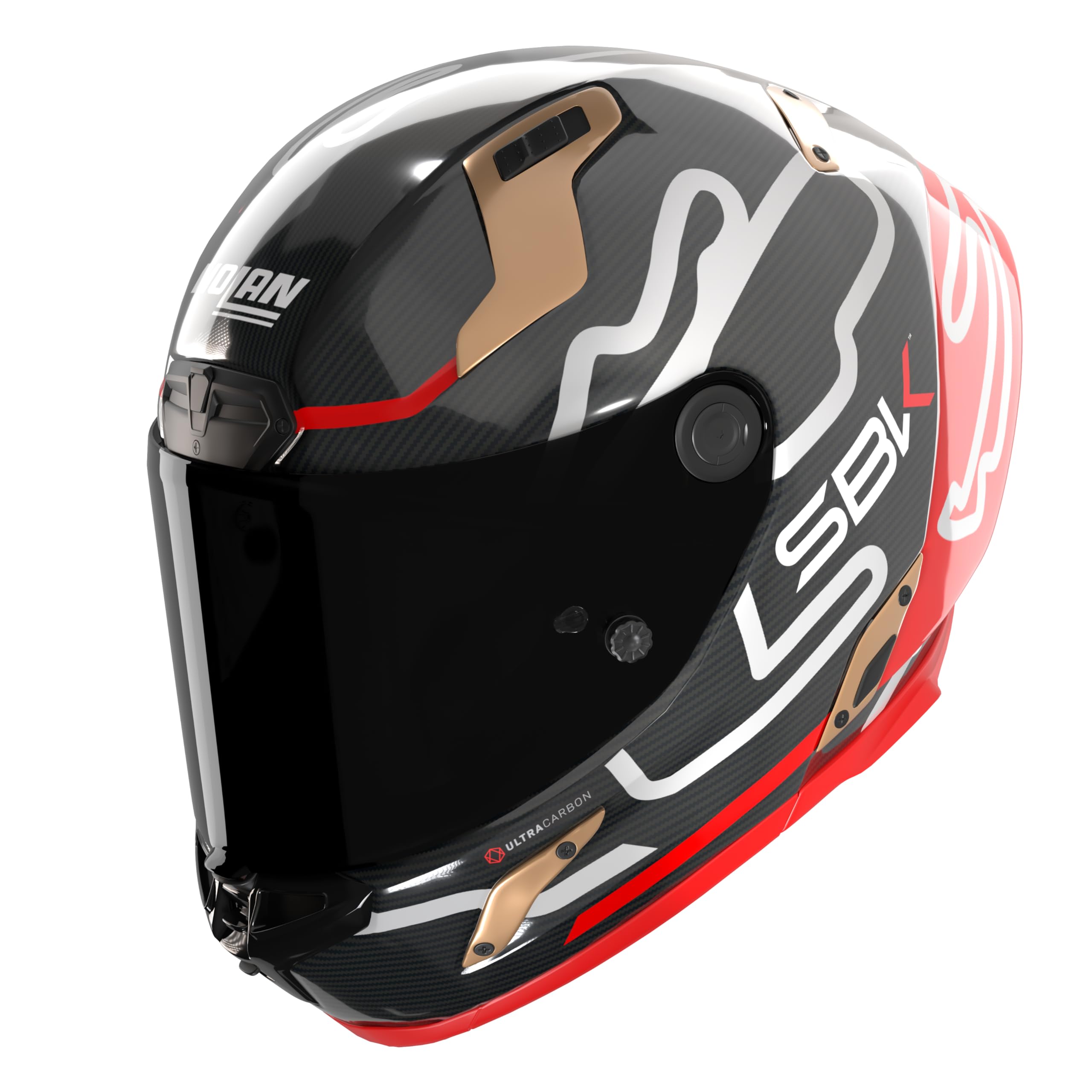 Nolan X-804 RS Ultra Carbon Kapalı Motosiklet Kaskı-SBK 360-M