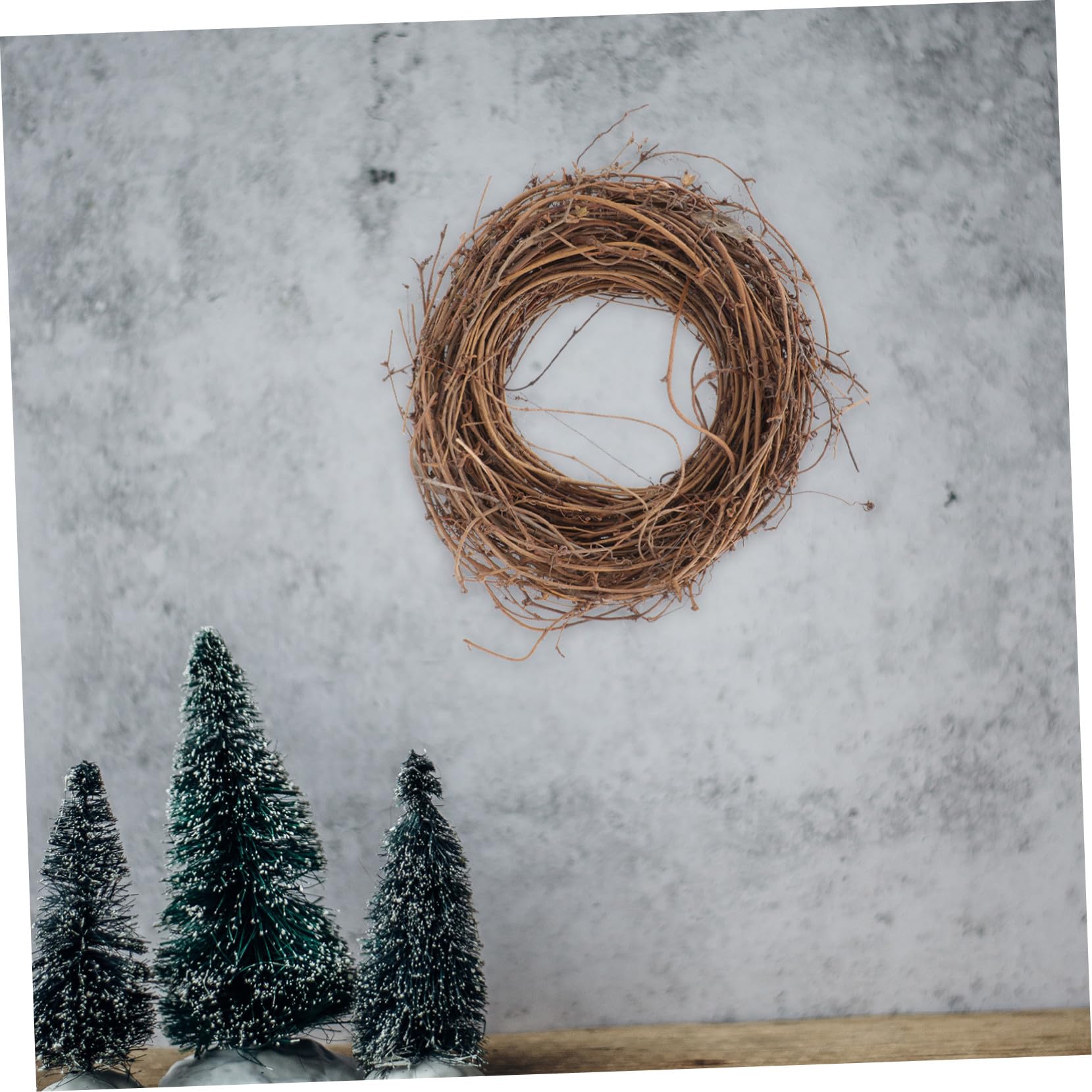 Rattan Selbstgemacht Kranz Für Festliche Anlässe Und Weihnachtsdeko Geeignet Für Balkon Treppenhaus Und Restaurant
