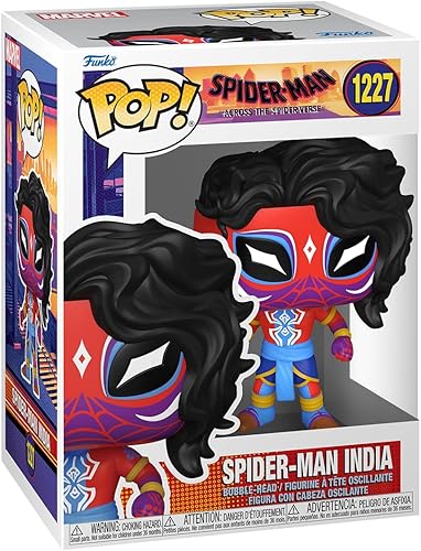 Miniatura 2 de Funko POP! Vinyl: Spider-Man: Across The Spider-Verse - Spider-Man India - Pavitr Prabhakar - Spider-Man - Figura de vinilo coleccionable - Idea de
