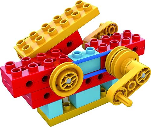 Miniatura 6 de Discovery Toys Explorando ingenieros ranuras y engranajes  Kit de construcción para niños de ranura y broche  Juguete STEM  5 modelos de ingeniería