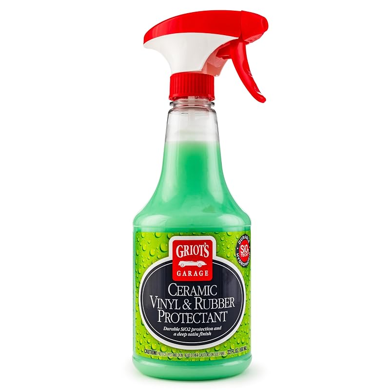 Griot's Garage Protetor Cerâmico para Vinil e Borracha Automotiva 10821, Frasco de 650 mL