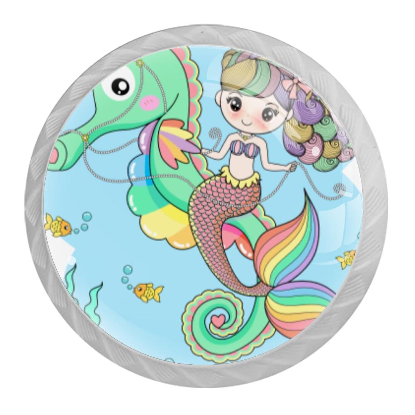 Tqmspg Multi Mermaid And Seahorse