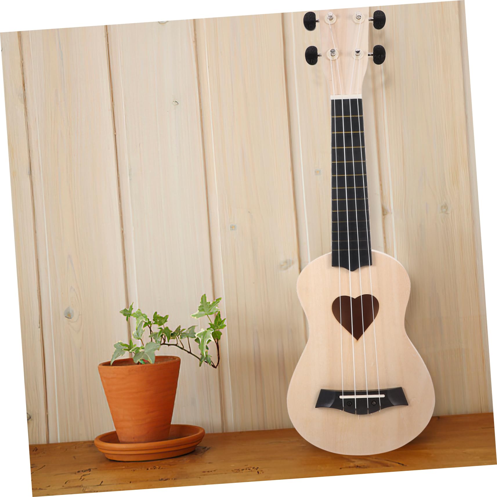 Holibanna 1Set DIY Blank Ukulele Kit Unpainted Guitar Model for Creative Lightweight Wooden Supplies for Art Projects and Music Lovers