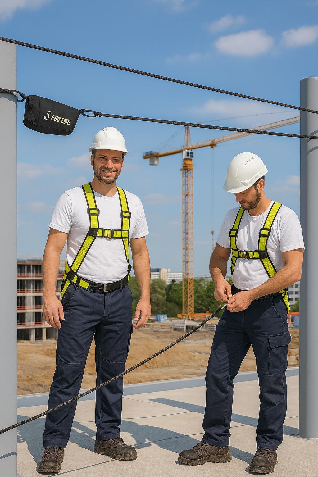 KRATOS SAFETY Ligne de Vie temporaire en Sangle