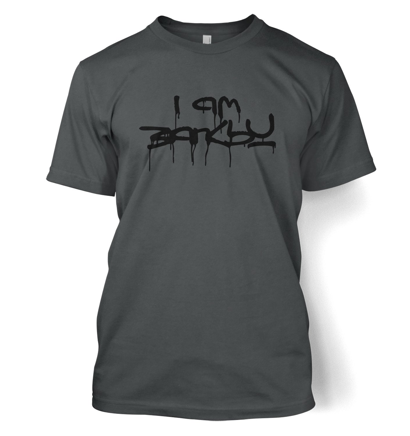 Banksy By Big Mouth Charcoal I Am Banksy - XX-Large (50/52")