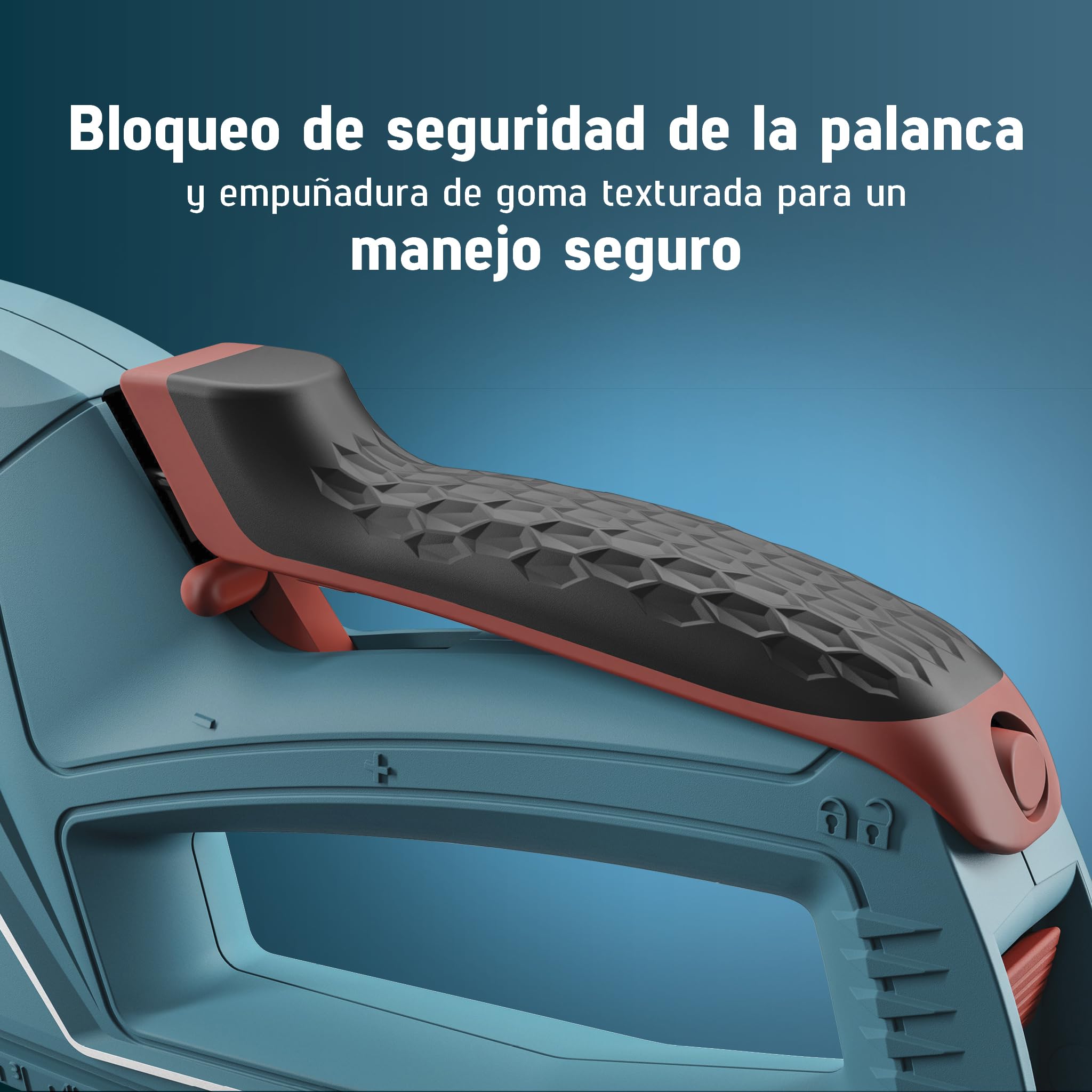 NOVUS TOOLS Grapadora manual J-50 con 1800 grapas, grapadora profesional para madera con carcasa de aluminio, ajuste de fuerza de impacto, tope de distancia para grapas de alambre fino de 6-14 mm