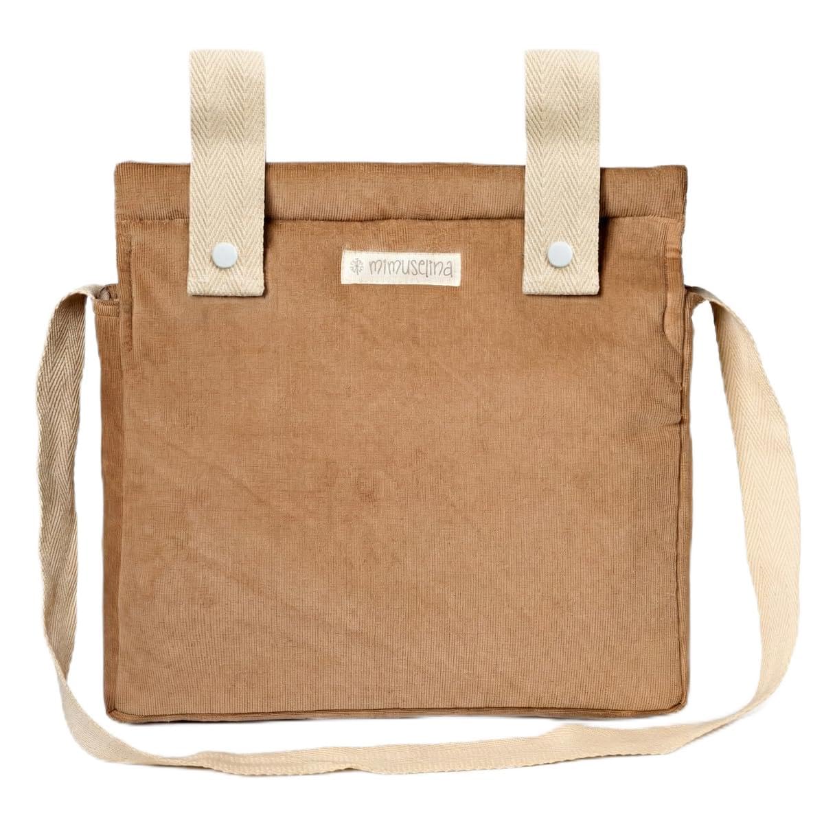 MIMUSELINA Bolso Carro Bebe | Pañalera Bebe organizador para silla paseo con gran capacidad | Bolso Maternidad Elegante y Práctico | Hecho en España — view 16