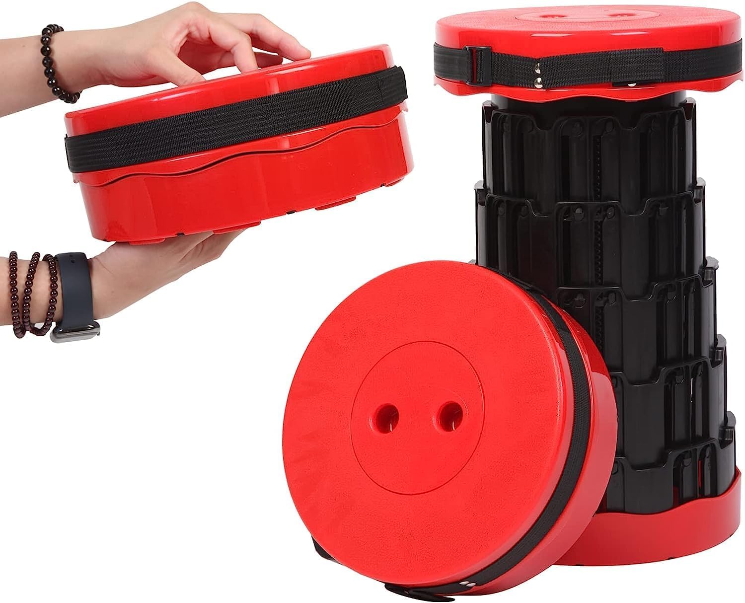 Telescopic Stool | Collapsible Camping Stool | Foldable Stool for Adults | Stool for Outdoor-Fishing-Hiking-Gardening-Travel | Portable Stool-image-37