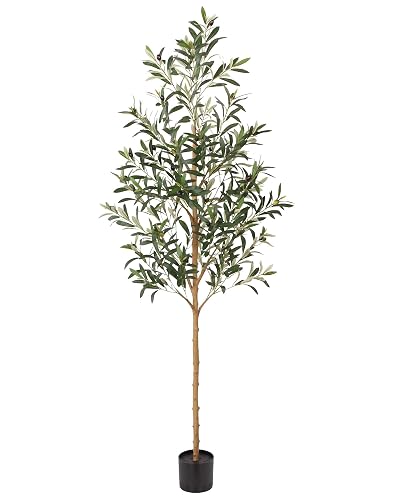 FLOWORLD 6FT Olive Trees Artificial Indoor, Tall Fake Olive Tree