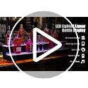 LED Lighted Liquor Bottle Display, 2-Step 40 Inch Acrylic Lighted Bottle Display Stand with Remote & App Control, 16 Colors, 1-8 H Timing, Bottle Stand Multi-Color Lighting Modes for Bars