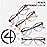 Przene 4 Pack Cat Eye Reading Glasses for Women Blue Light Blocking Readers 1.5