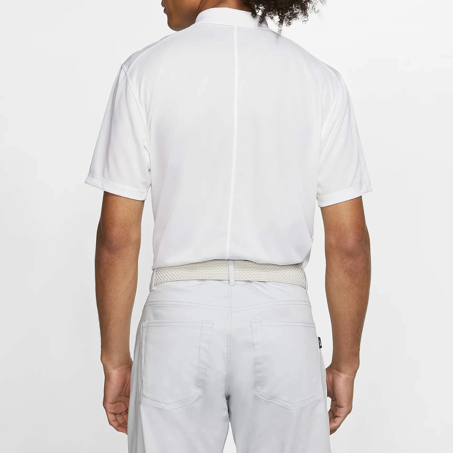 Nike Men's Nike Dri-fit Victory Polo, White/Black, Small - Image 3