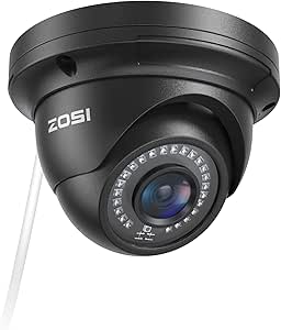 ZOSI 5MP 3K Add-on Security Dome POE Camera, 2880 x 1620 Indoor Outdoor IP Camera, 80ft Night Vision, 3.6mm Lens, 95°View Angle, IP66 Weatherproof (Only Work with Our PoE NVR) asin的图片