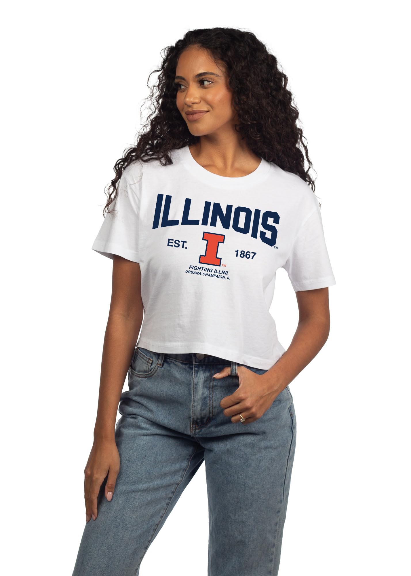 chicka-d Women's Standard Short 'N Sweet Tee, White, Small