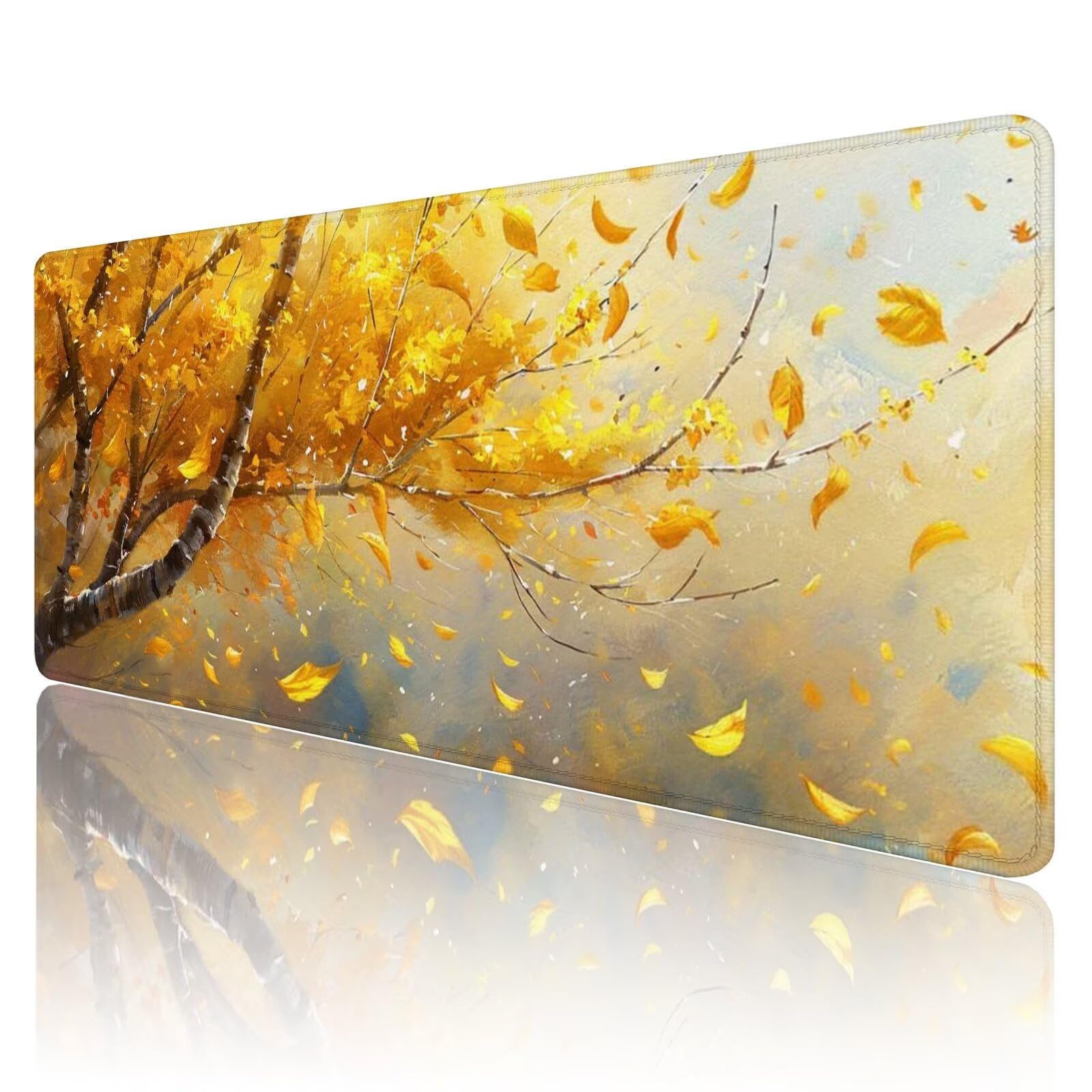 Alfombrilla Ratón Rosa Alfombrilla Gaming XXL 1600 X 800 mm Alfombrilla Escritorio, Mouse Pad Multifuncional, Flor Alfombrilla de Ratón Grande, Protector de Escritorio, Base Antideslizante R1019