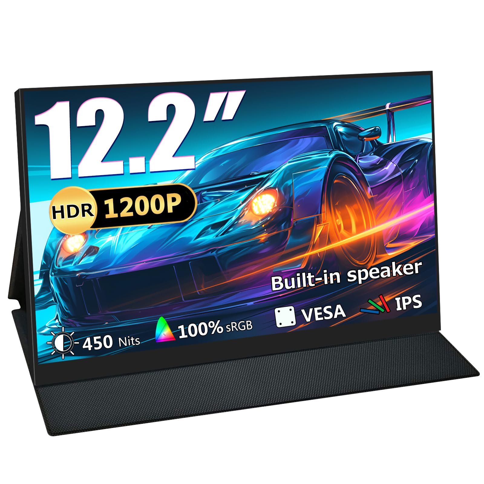 Amazon.co.jp: ポータブルモニター 12,2 Zoll, 60Hz 1200P 100% sRGB
