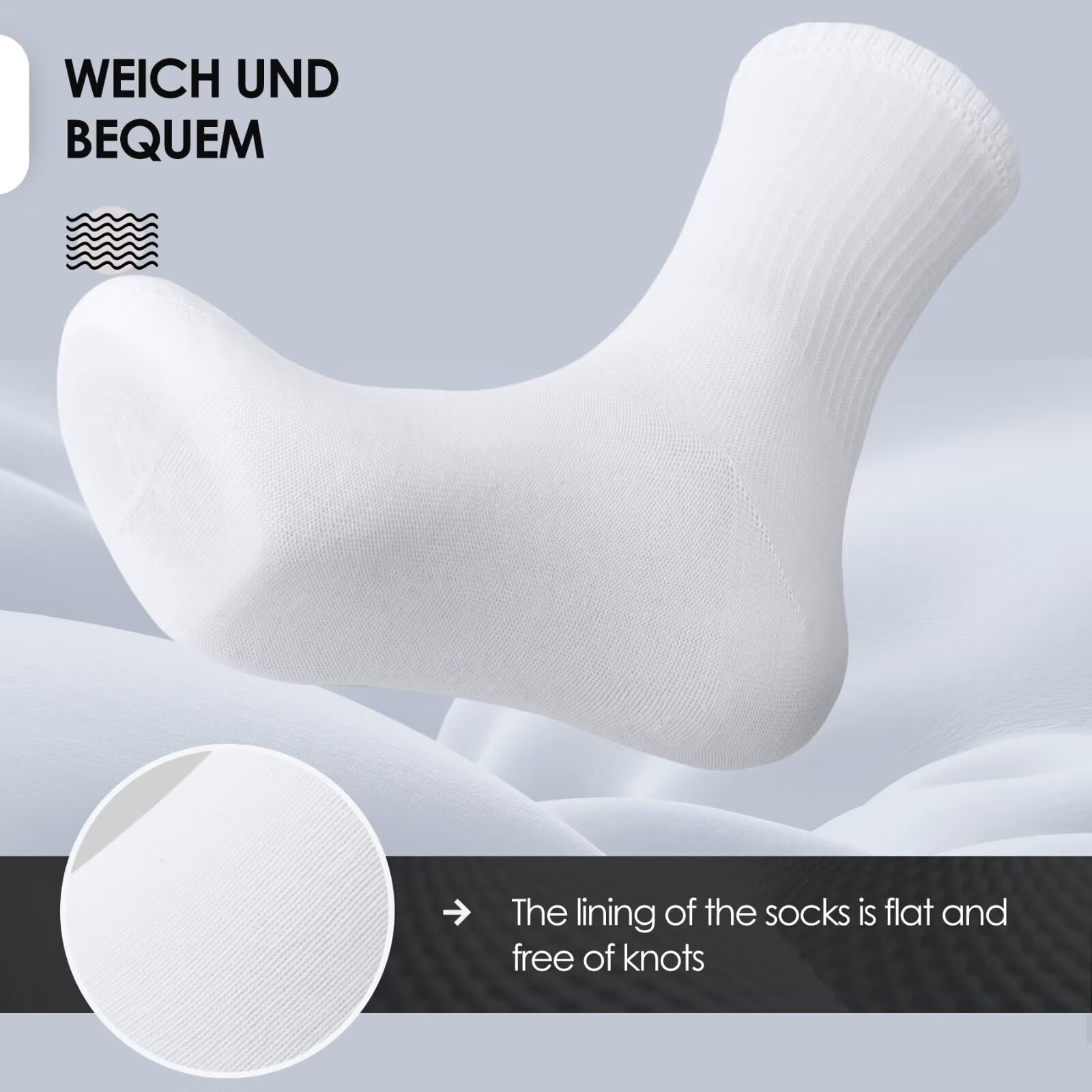 TUUHAW 6 Paia Calzini Uomo Invernali Calze Termiche Donna Calze Running Uomo Calzini Sportivi Uomo Trekking Coton