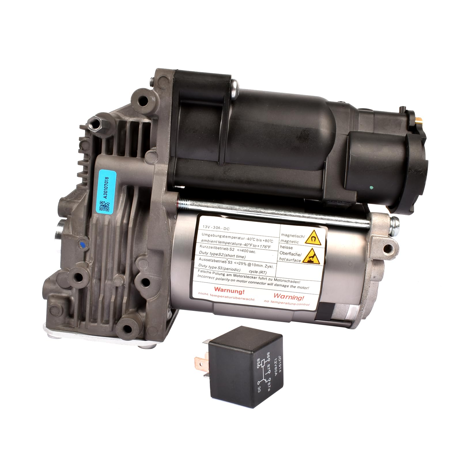 Bisenya Bomba del compresor de la suspensión neumática delantera trasera de recambio de 2 polos para W639 Viano 3.2 3.5 3.7 Vito Bus CDI Vito/Mixto Panel 110 113 115 123 126 6393200204 6393200404