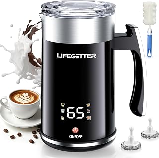 Milk Frother and Steamer 6-in-1 Electric Automatic Milk Frother